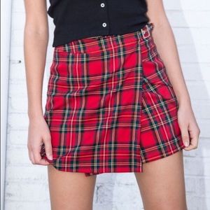 Extremely rare brandy Melville red Emerson skirt